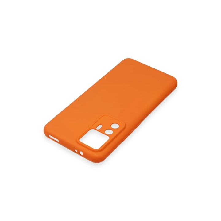 BFS  Xiaomi Mi 12T Pro Kılıf Nano içi Kadife Silikon - Turuncu