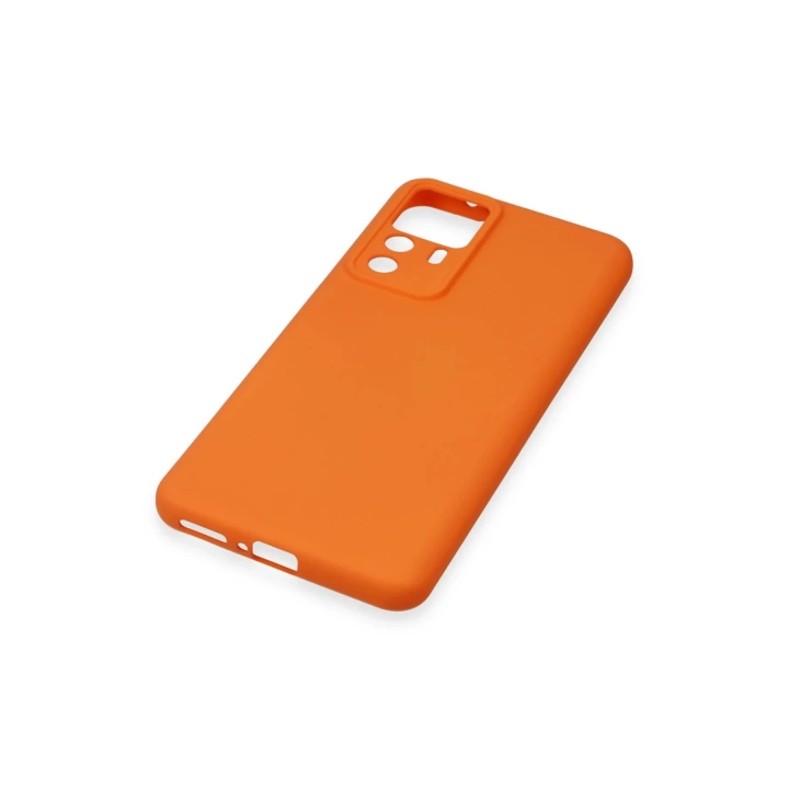 BFS  Xiaomi Mi 12T Pro Kılıf Nano içi Kadife Silikon - Turuncu