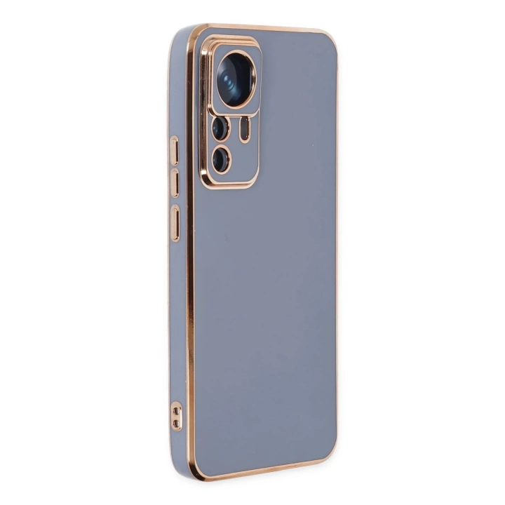 BFS  Xiaomi Mi 12T Pro Kılıf Volet Silikon - Mavi
