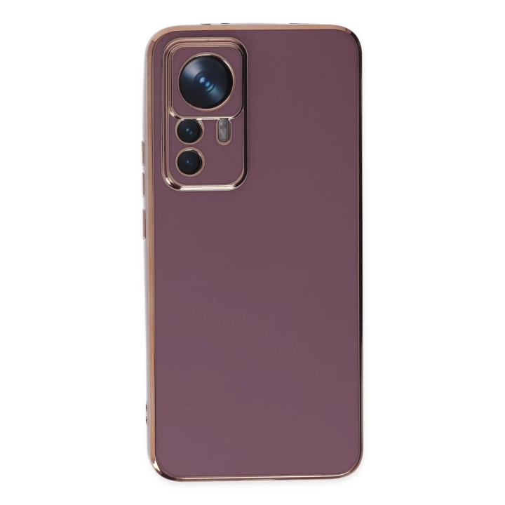 BFS  Xiaomi Mi 12T Pro Kılıf Volet Silikon - Mor