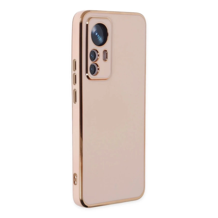BFS  Xiaomi Mi 12T Pro Kılıf Volet Silikon - Pembe