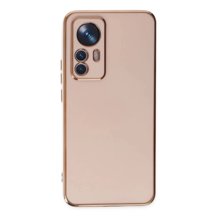 BFS  Xiaomi Mi 12T Pro Kılıf Volet Silikon - Pembe