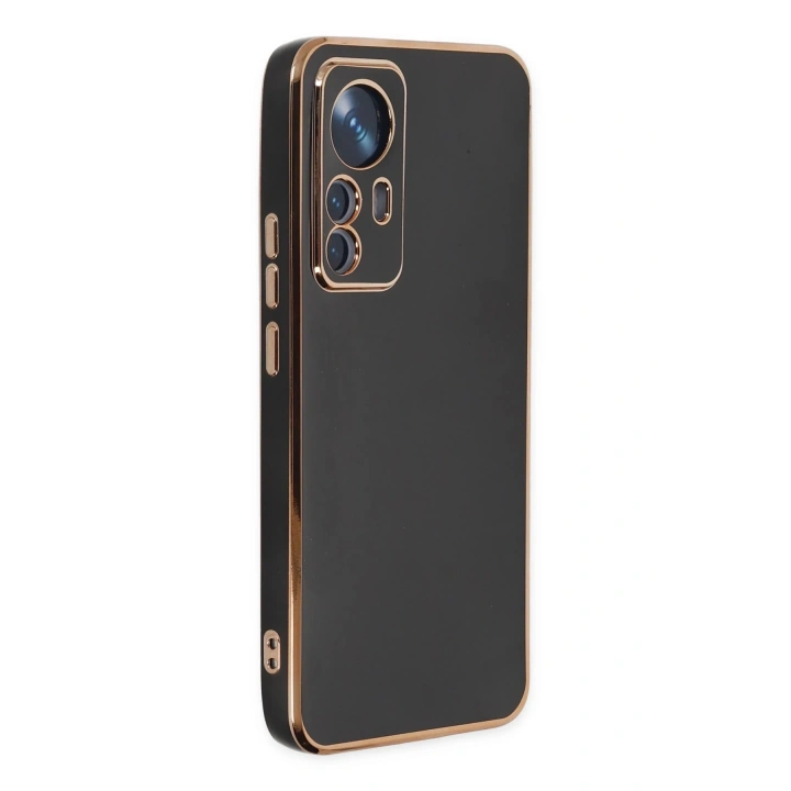 BFS  Xiaomi Mi 12T Pro Kılıf Volet Silikon - Siyah