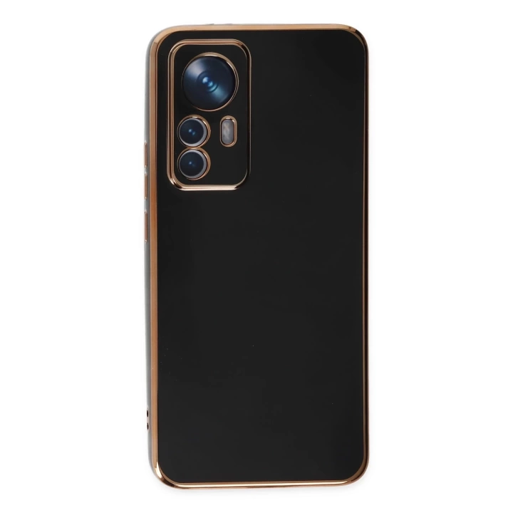 BFS  Xiaomi Mi 12T Pro Kılıf Volet Silikon - Siyah
