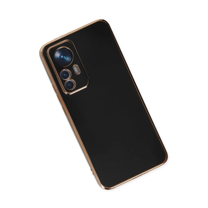 BFS  Xiaomi Mi 12T Pro Kılıf Volet Silikon - Siyah