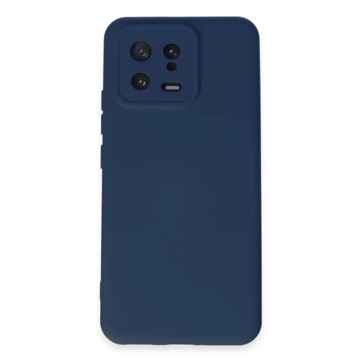 BFS  Xiaomi Mi 13 Kılıf Nano içi Kadife Silikon - Lacivert