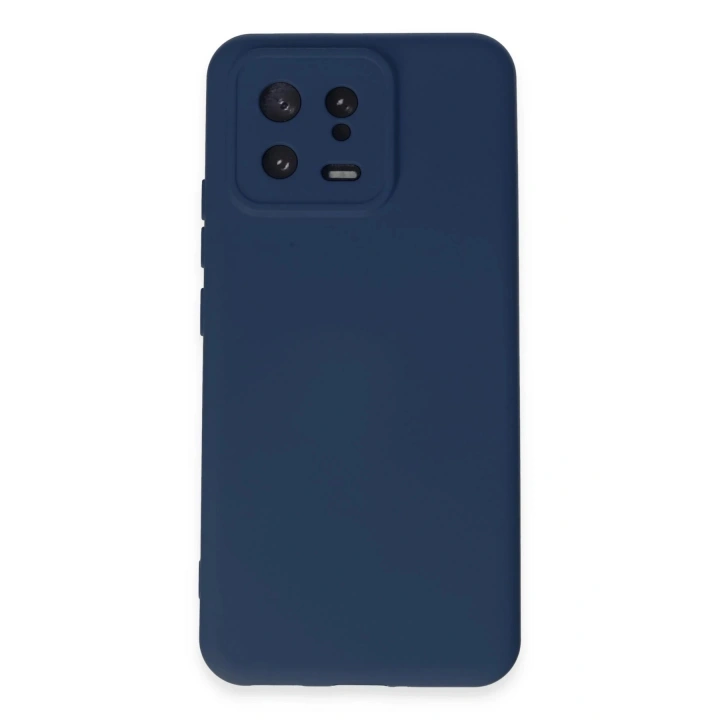 BFS Xiaomi Mi 13 Kılıf Nano içi Kadife Silikon - Lacivert