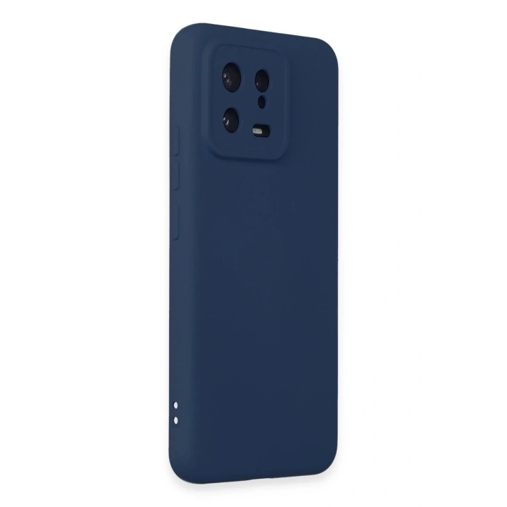 BFS Xiaomi Mi 13 Kılıf Nano içi Kadife Silikon - Lacivert