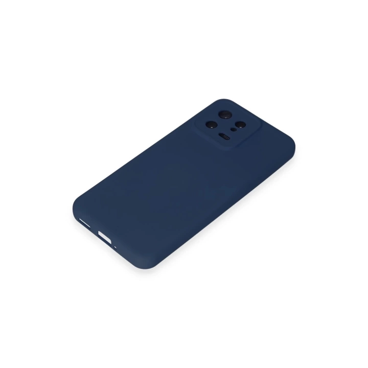 BFS  Xiaomi Mi 13 Kılıf Nano içi Kadife Silikon - Lacivert