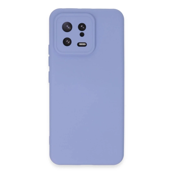 BFS  Xiaomi Mi 13 Kılıf Nano içi Kadife Silikon - Lila