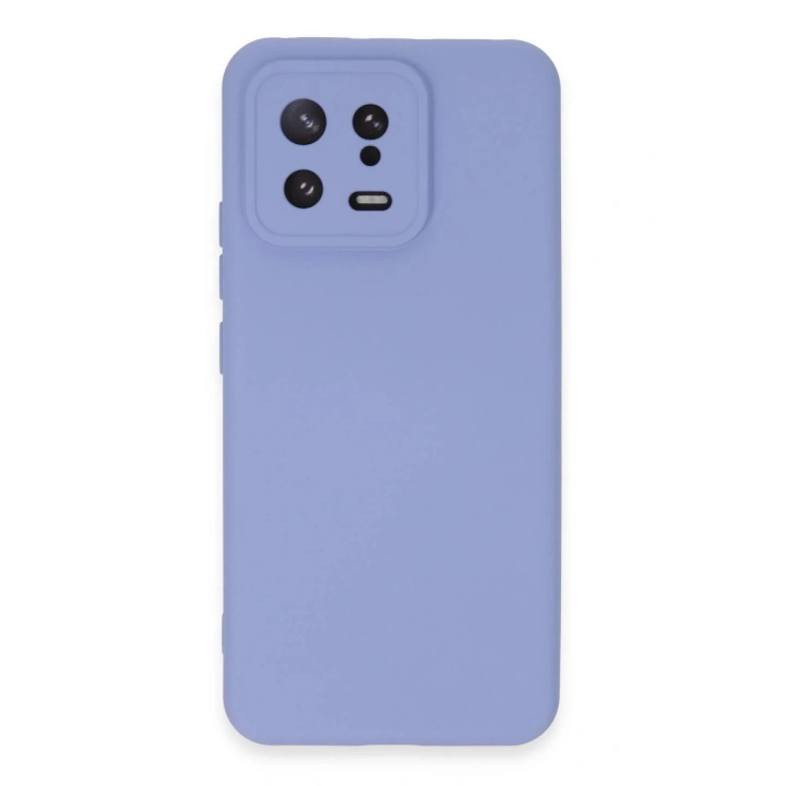 BFS Xiaomi Mi 13 Kılıf Nano içi Kadife Silikon - Lila