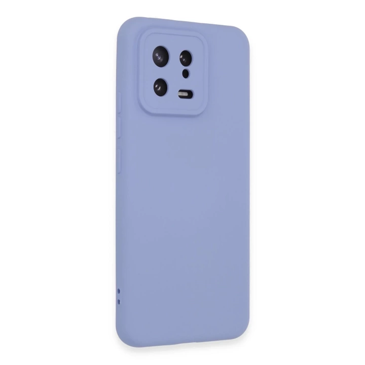 BFS  Xiaomi Mi 13 Kılıf Nano içi Kadife Silikon - Lila