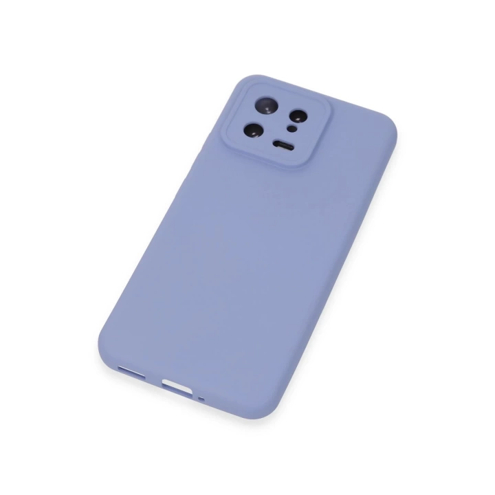 BFS  Xiaomi Mi 13 Kılıf Nano içi Kadife Silikon - Lila