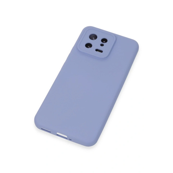 BFS Xiaomi Mi 13 Kılıf Nano içi Kadife Silikon - Lila