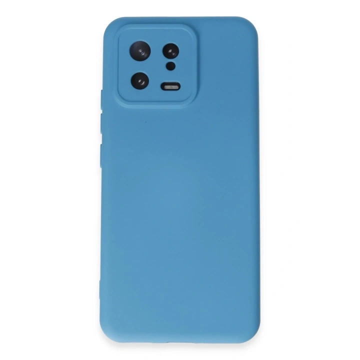 BFS  Xiaomi Mi 13 Kılıf Nano içi Kadife Silikon - Mavi