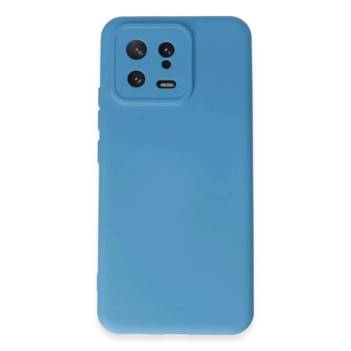 BFS  Xiaomi Mi 13 Kılıf Nano içi Kadife Silikon - Mavi