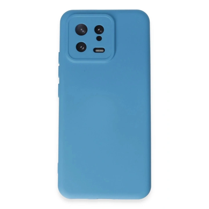 BFS Xiaomi Mi 13 Kılıf Nano içi Kadife Silikon - Mavi