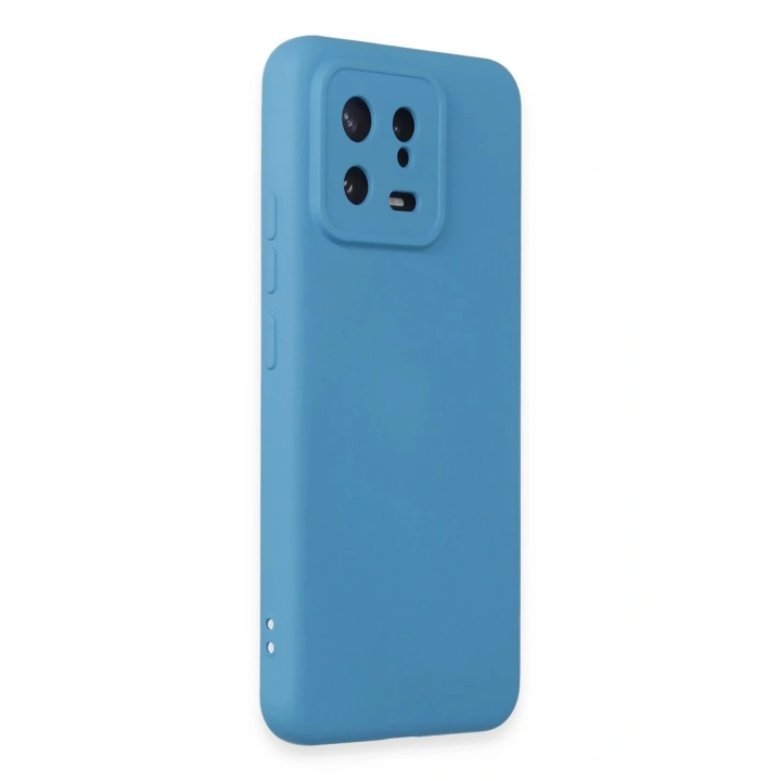 BFS Xiaomi Mi 13 Kılıf Nano içi Kadife Silikon - Mavi