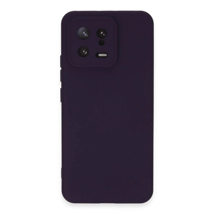 BFS Xiaomi Mi 13 Kılıf Nano içi Kadife Silikon - Mor