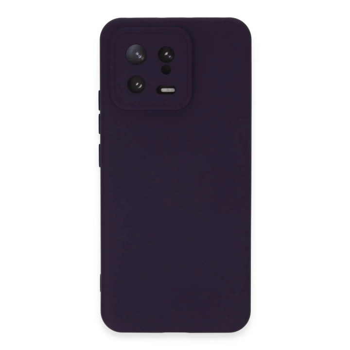 BFS  Xiaomi Mi 13 Kılıf Nano içi Kadife Silikon - Mor