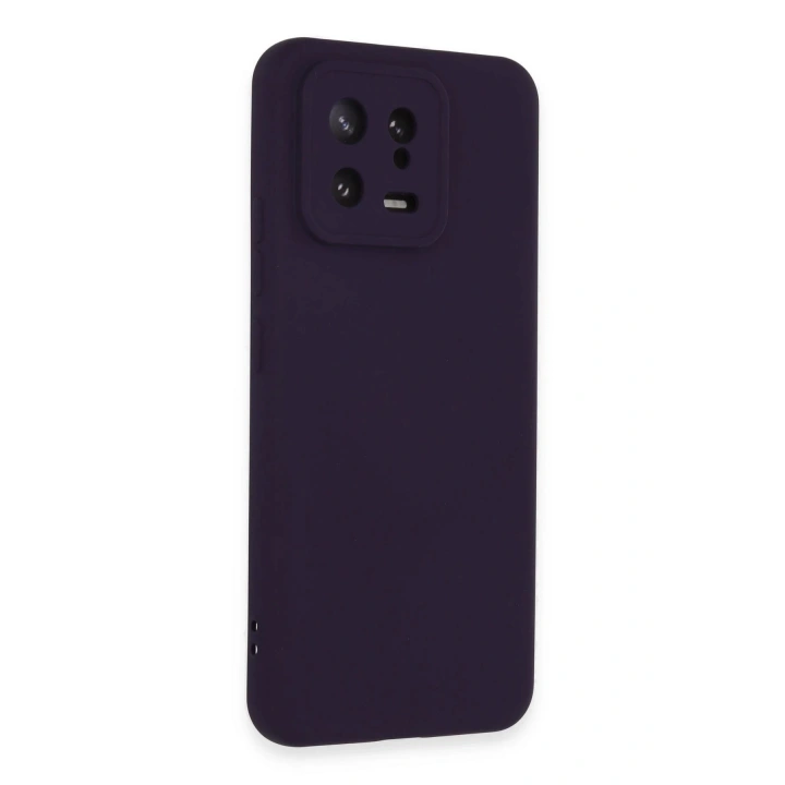BFS Xiaomi Mi 13 Kılıf Nano içi Kadife Silikon - Mor