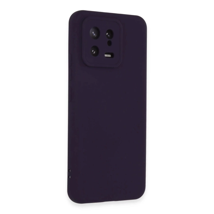 BFS  Xiaomi Mi 13 Kılıf Nano içi Kadife Silikon - Mor