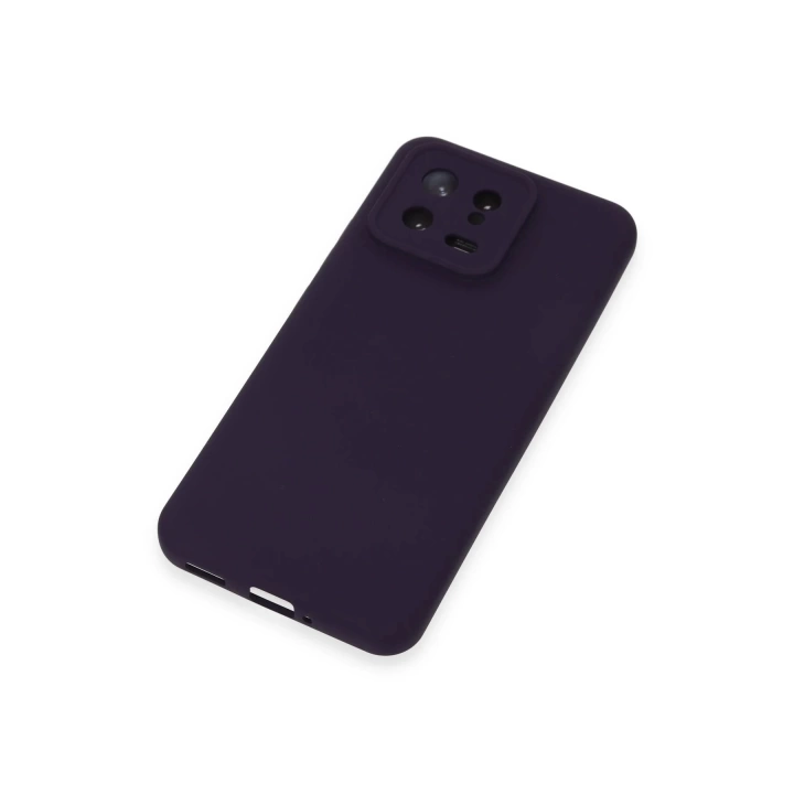 BFS  Xiaomi Mi 13 Kılıf Nano içi Kadife Silikon - Mor