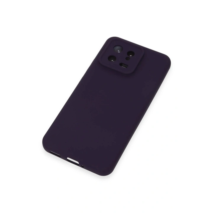 BFS Xiaomi Mi 13 Kılıf Nano içi Kadife Silikon - Mor