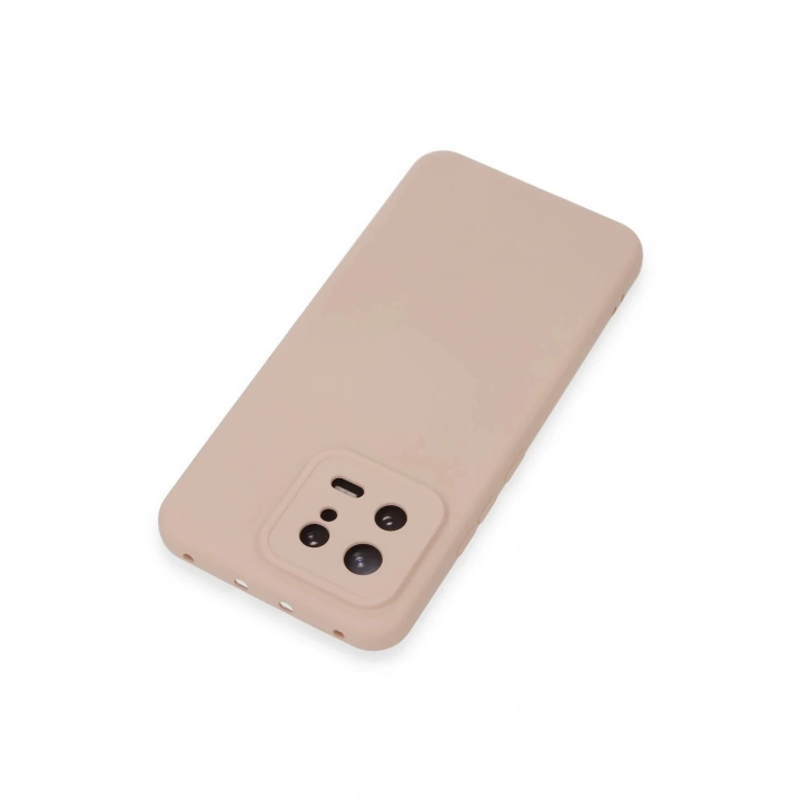 BFS Xiaomi Mi 13 Kılıf Nano içi Kadife Silikon - Pudra