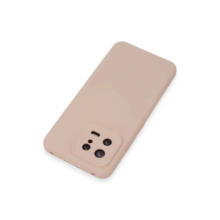 BFS  Xiaomi Mi 13 Kılıf Nano içi Kadife Silikon - Pudra