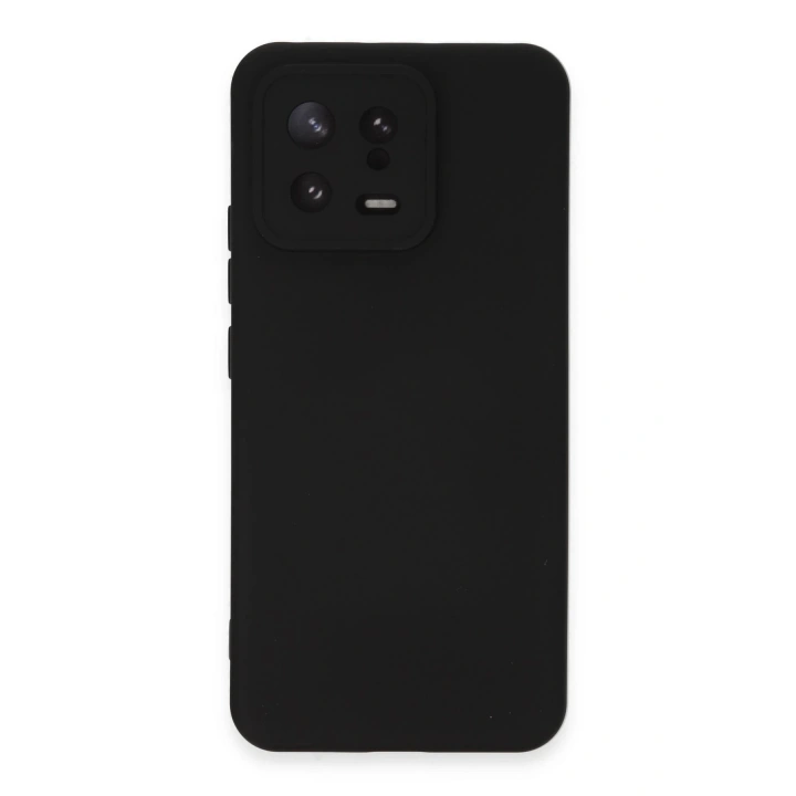 BFS Xiaomi Mi 13 Kılıf Nano içi Kadife Silikon - Siyah