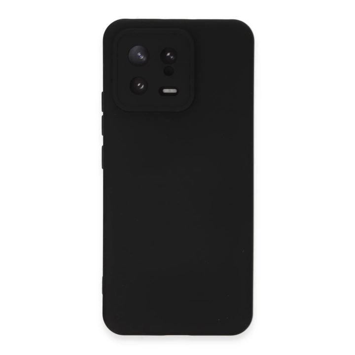BFS  Xiaomi Mi 13 Kılıf Nano içi Kadife Silikon - Siyah