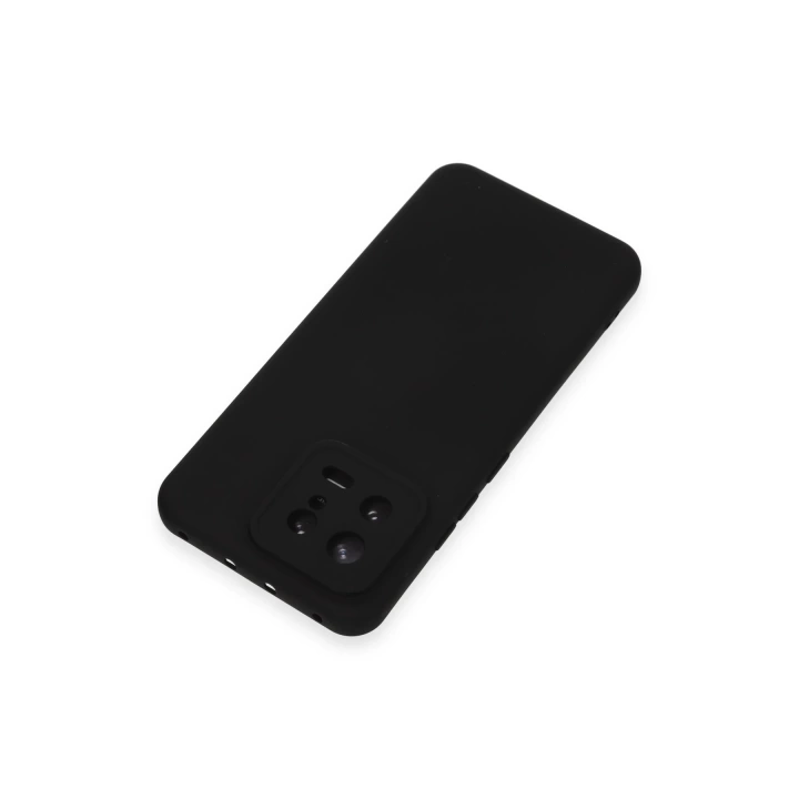 BFS  Xiaomi Mi 13 Kılıf Nano içi Kadife Silikon - Siyah