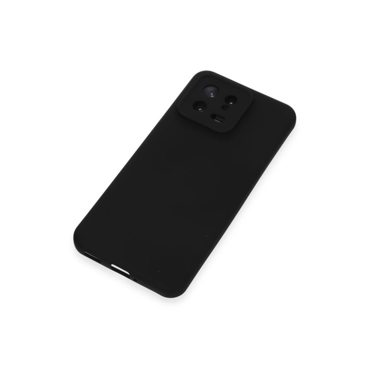 BFS  Xiaomi Mi 13 Kılıf Nano içi Kadife Silikon - Siyah