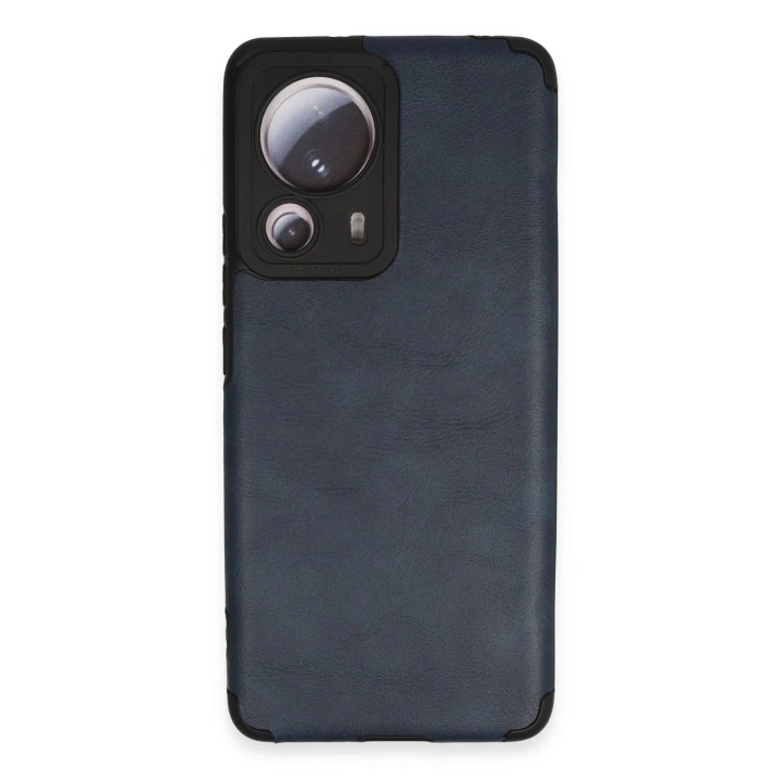 BFS Xiaomi Mi 13 Lite Kılıf Loop Deri Silikon - Lacivert