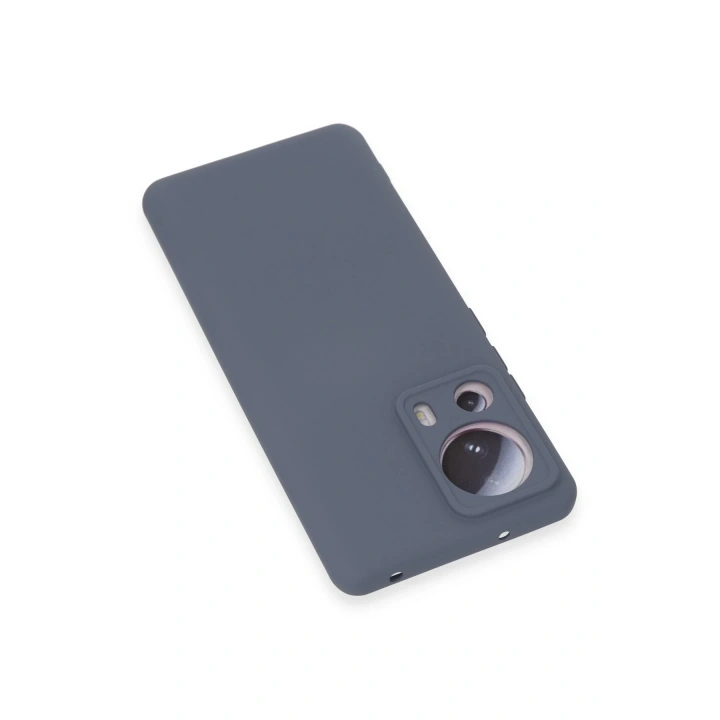 BFS Xiaomi Mi 13 Lite Kılıf Nano içi Kadife Silikon - Gri