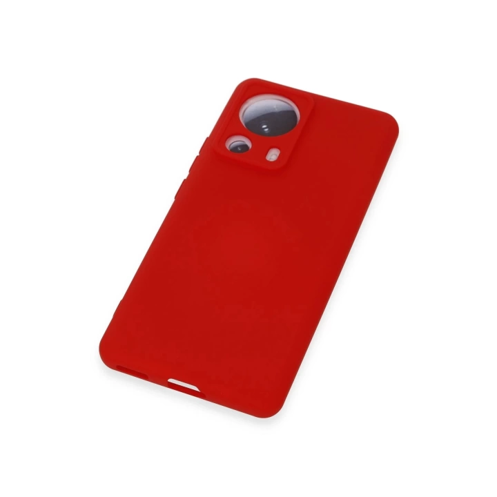 BFS  Xiaomi Mi 13 Lite Kılıf Nano içi Kadife Silikon - Kırmızı