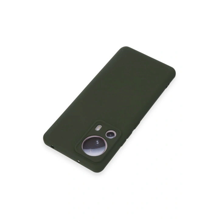 BFS  Xiaomi Mi 13 Lite Kılıf Nano içi Kadife Silikon - Koyu Yeşil