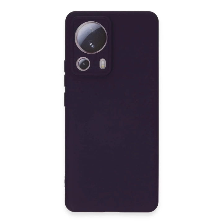 BFS  Xiaomi Mi 13 Lite Kılıf Nano içi Kadife Silikon - Mor
