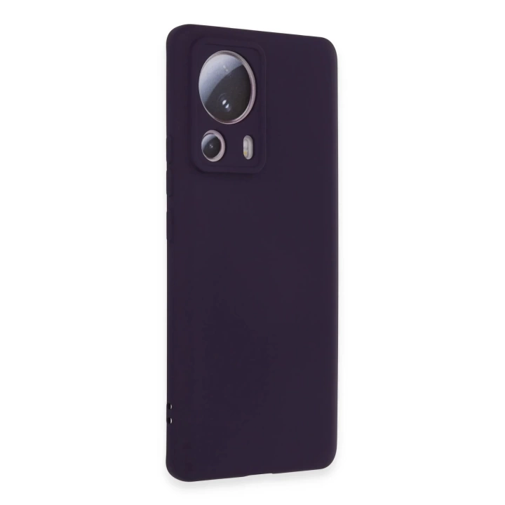 BFS  Xiaomi Mi 13 Lite Kılıf Nano içi Kadife Silikon - Mor