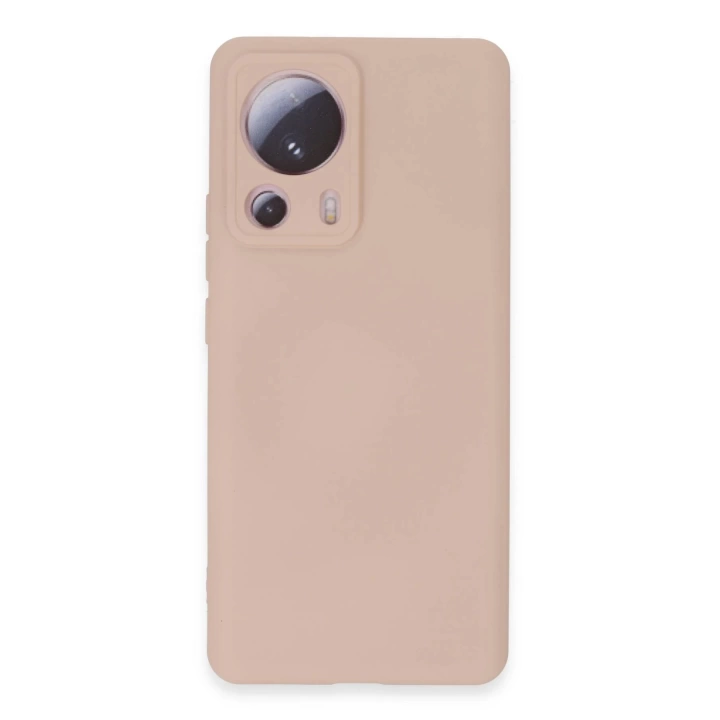 BFS  Xiaomi Mi 13 Lite Kılıf Nano içi Kadife Silikon - Pudra