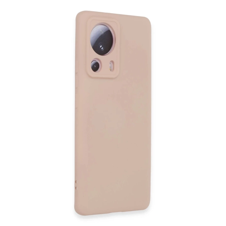 BFS  Xiaomi Mi 13 Lite Kılıf Nano içi Kadife Silikon - Pudra