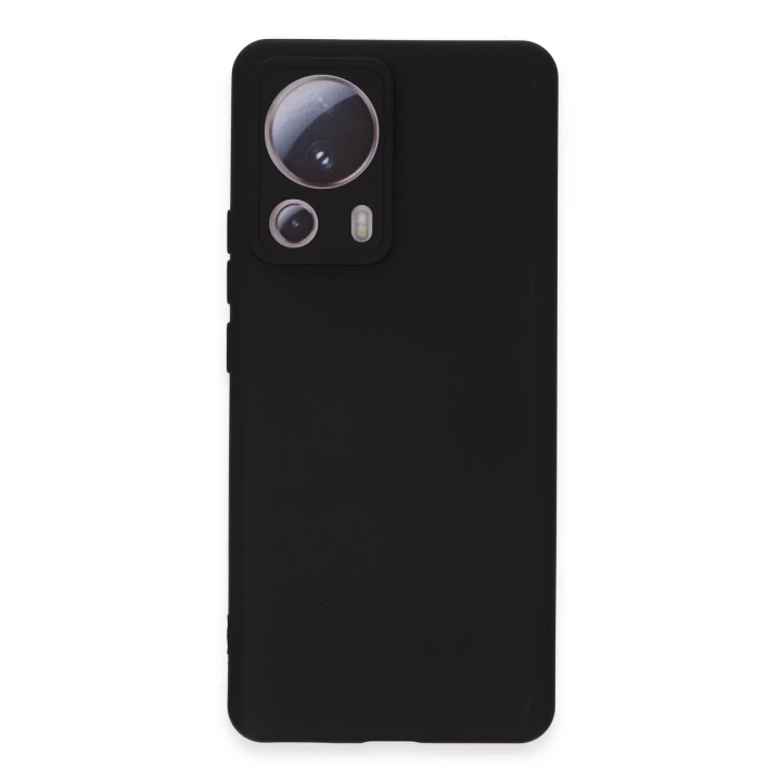 BFS  Xiaomi Mi 13 Lite Kılıf Nano içi Kadife Silikon - Siyah
