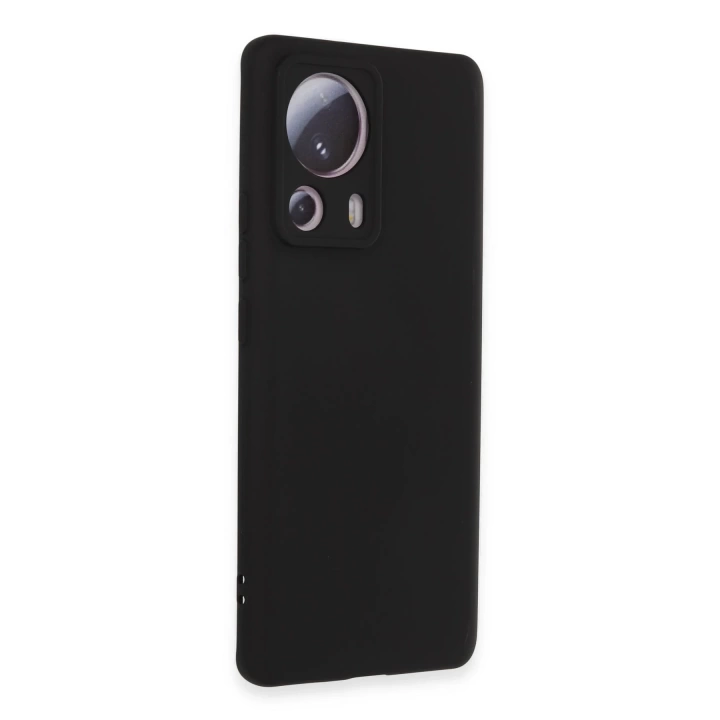 BFS  Xiaomi Mi 13 Lite Kılıf Nano içi Kadife Silikon - Siyah