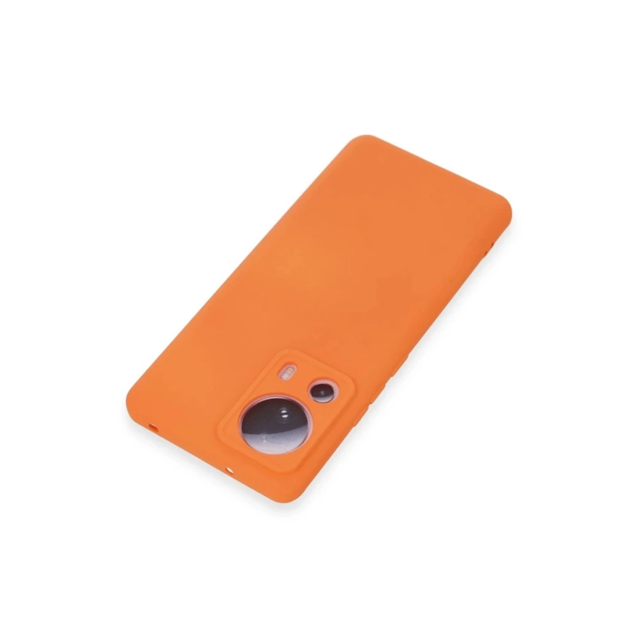 BFS  Xiaomi Mi 13 Lite Kılıf Nano içi Kadife Silikon - Turuncu