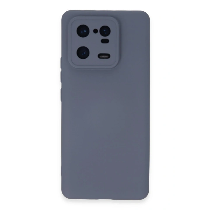 BFS  Xiaomi Mi 13 Pro Kılıf Nano içi Kadife Silikon - Gri