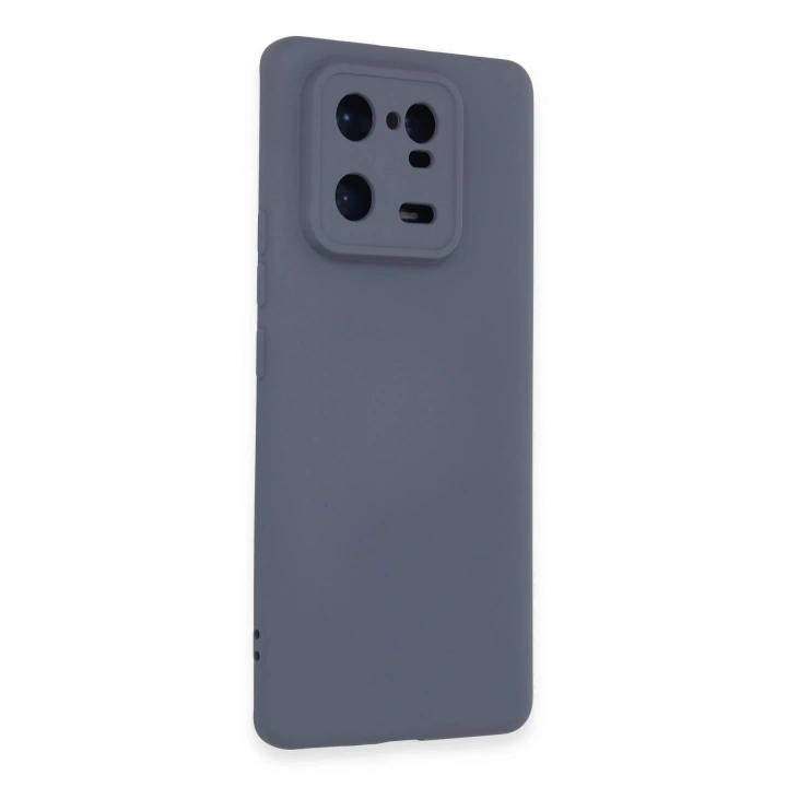 BFS Xiaomi Mi 13 Pro Kılıf Nano içi Kadife Silikon - Gri