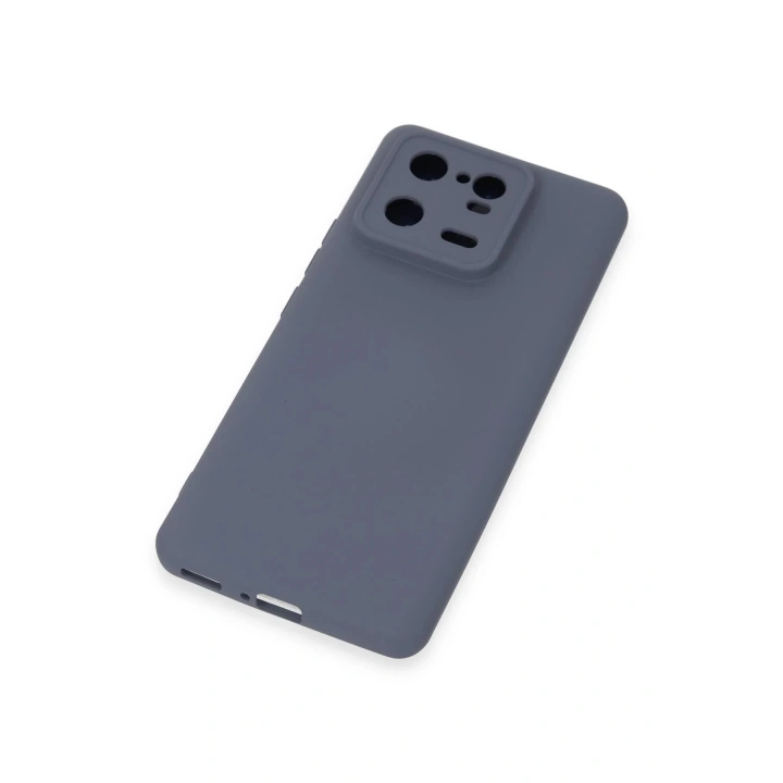 BFS Xiaomi Mi 13 Pro Kılıf Nano içi Kadife Silikon - Gri