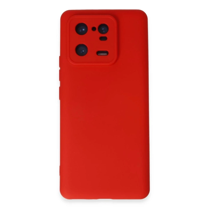BFS  Xiaomi Mi 13 Pro Kılıf Nano içi Kadife Silikon - Kırmızı