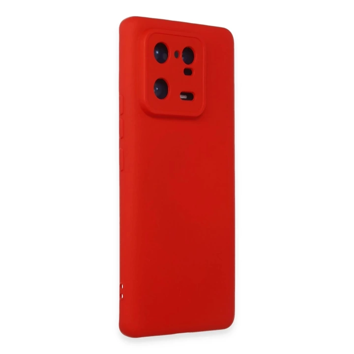 BFS  Xiaomi Mi 13 Pro Kılıf Nano içi Kadife Silikon - Kırmızı